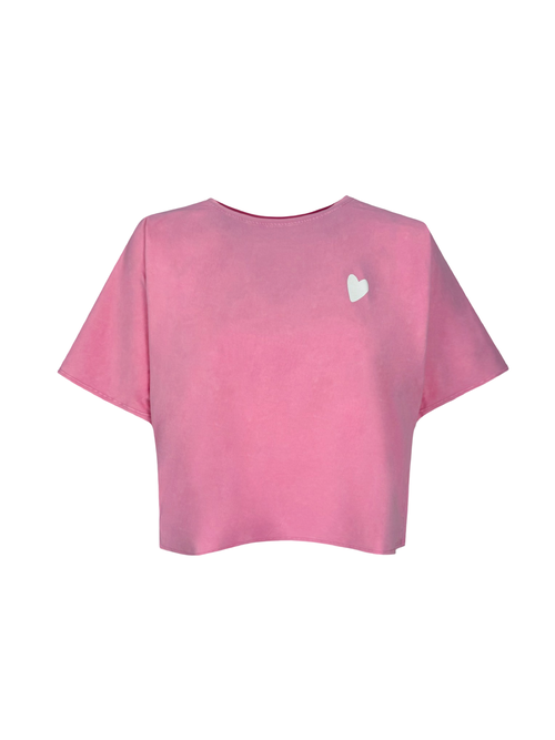 Pink Amour Half T-Shirt
