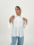Basic Split Wrist Cotton Shirt