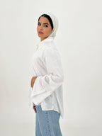 Basic Split Wrist Cotton Shirt