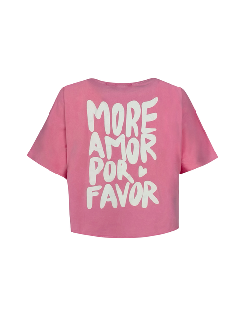 Pink Amour Half T-Shirt