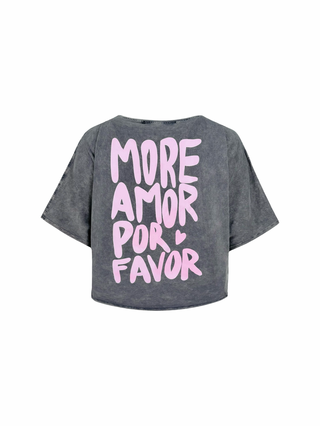 Grey Amour Half T-Shirt