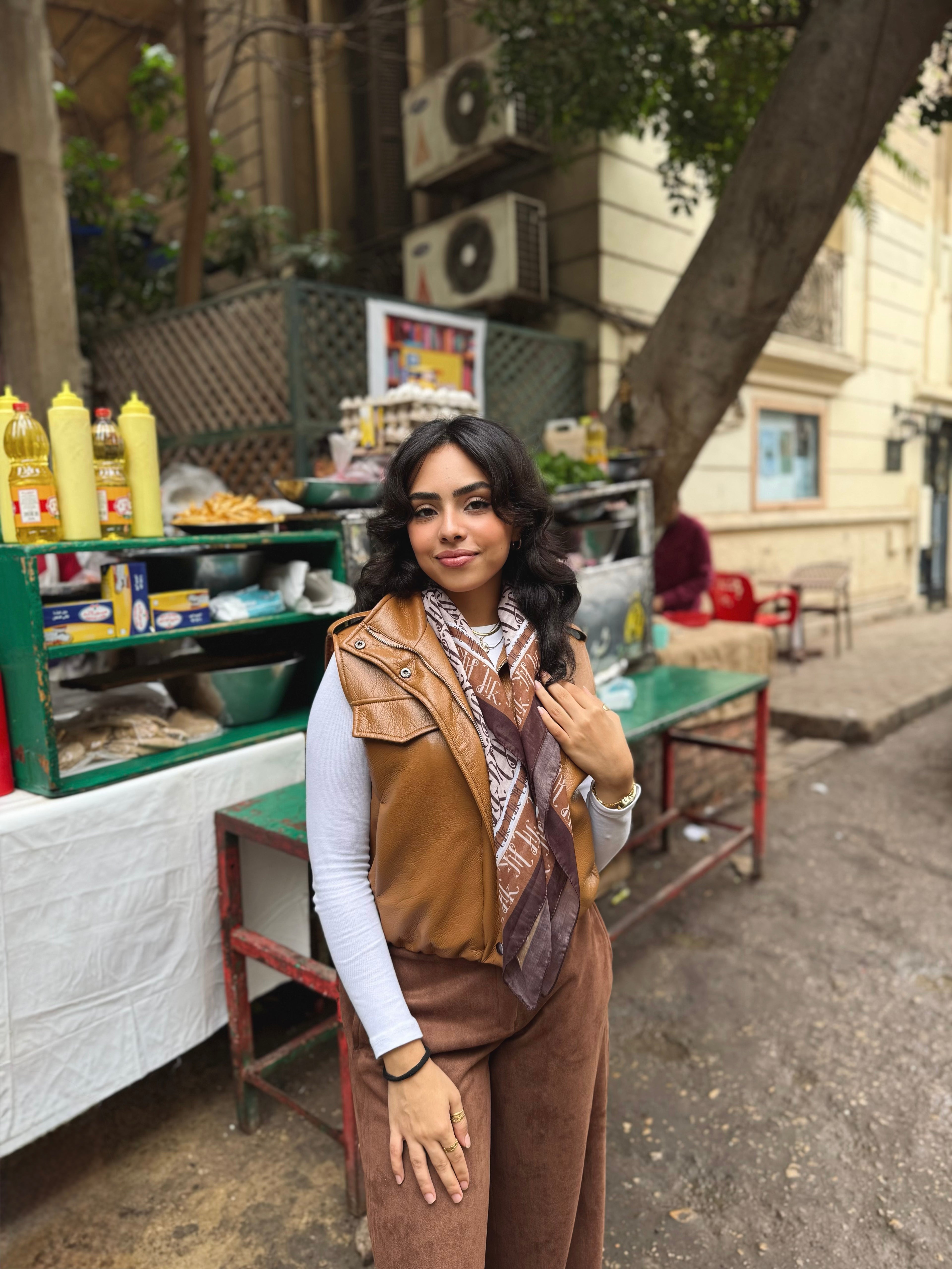 Leather Cropped Vest