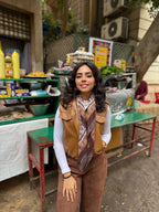 Leather Cropped Vest