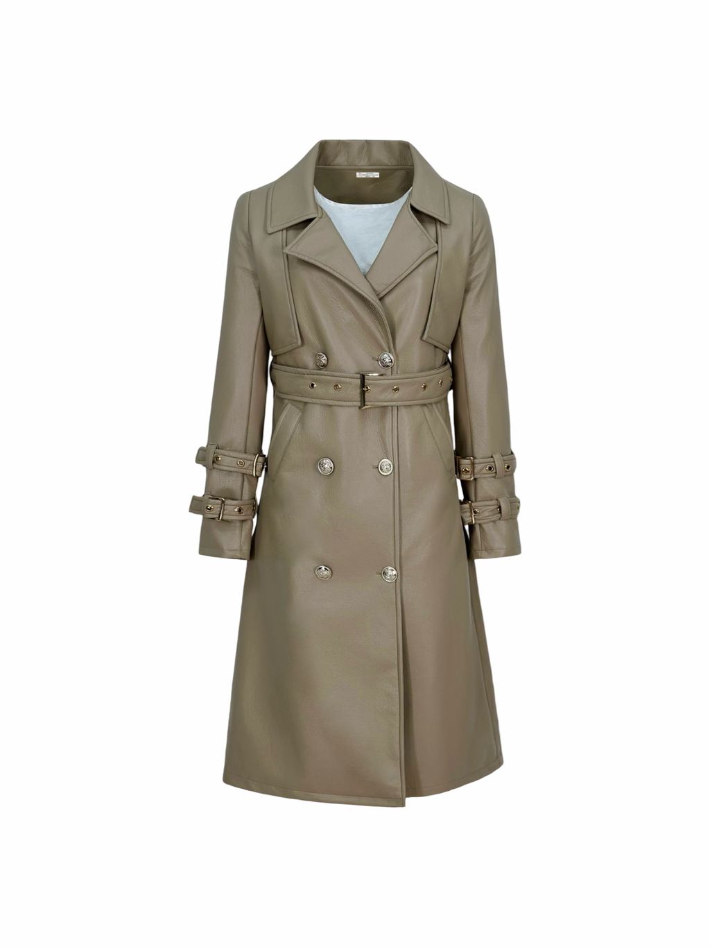 Leather Trench Coat