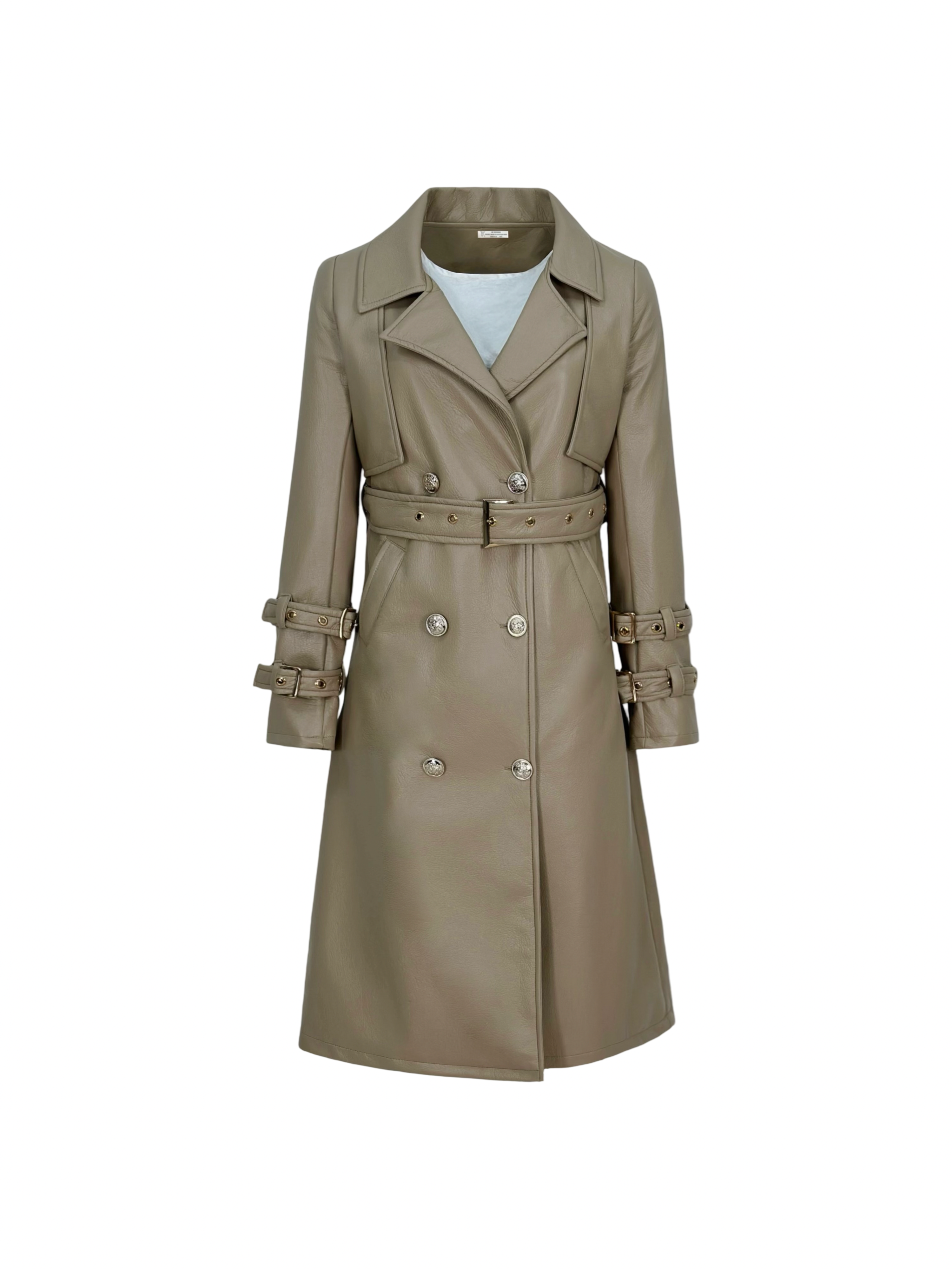 Leather Trench Coat