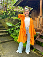 The New Waterfall Cardigan Orange