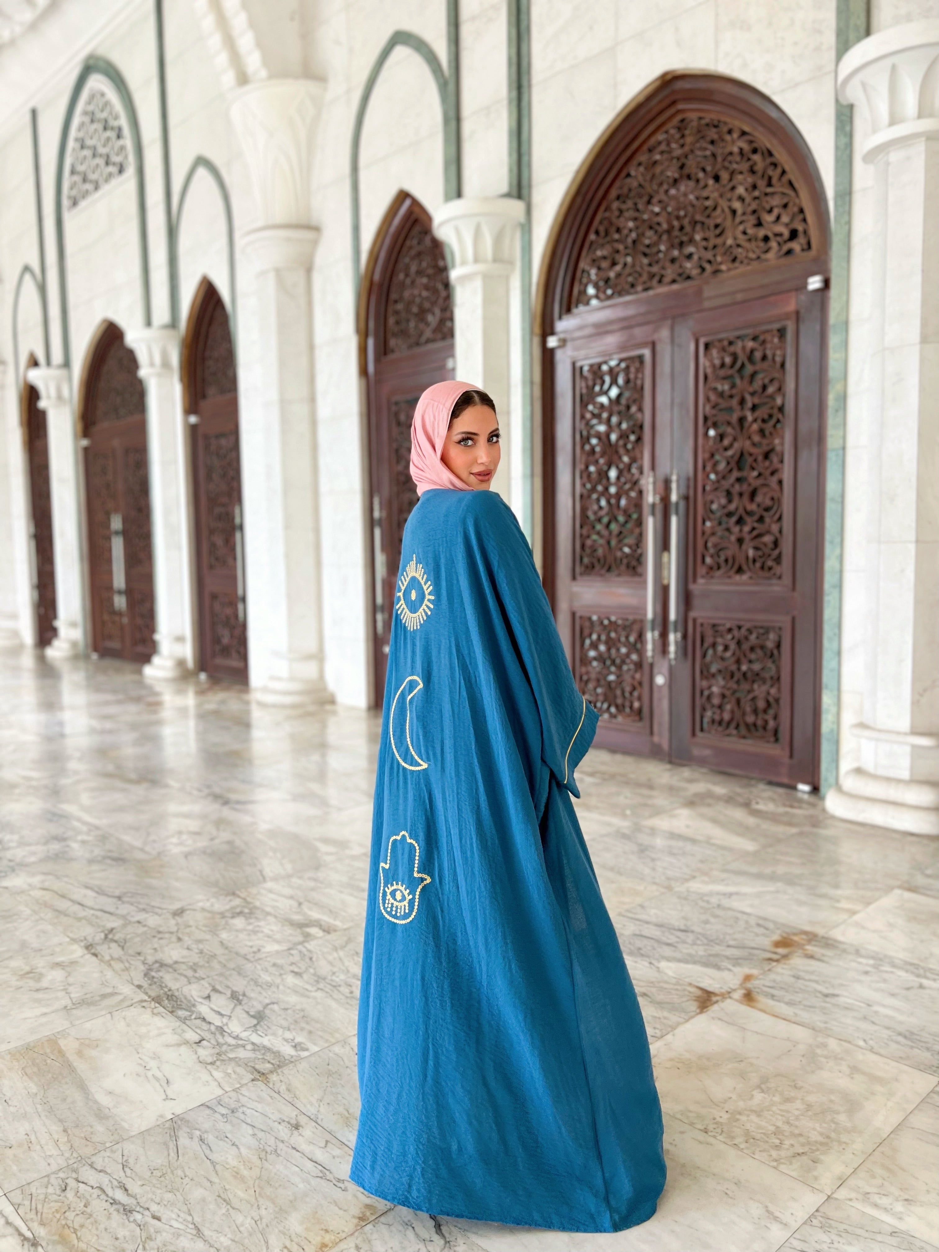 Khamsa Eye kaftan