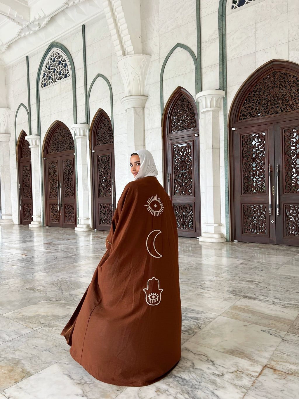 Khamsa Eye kaftan