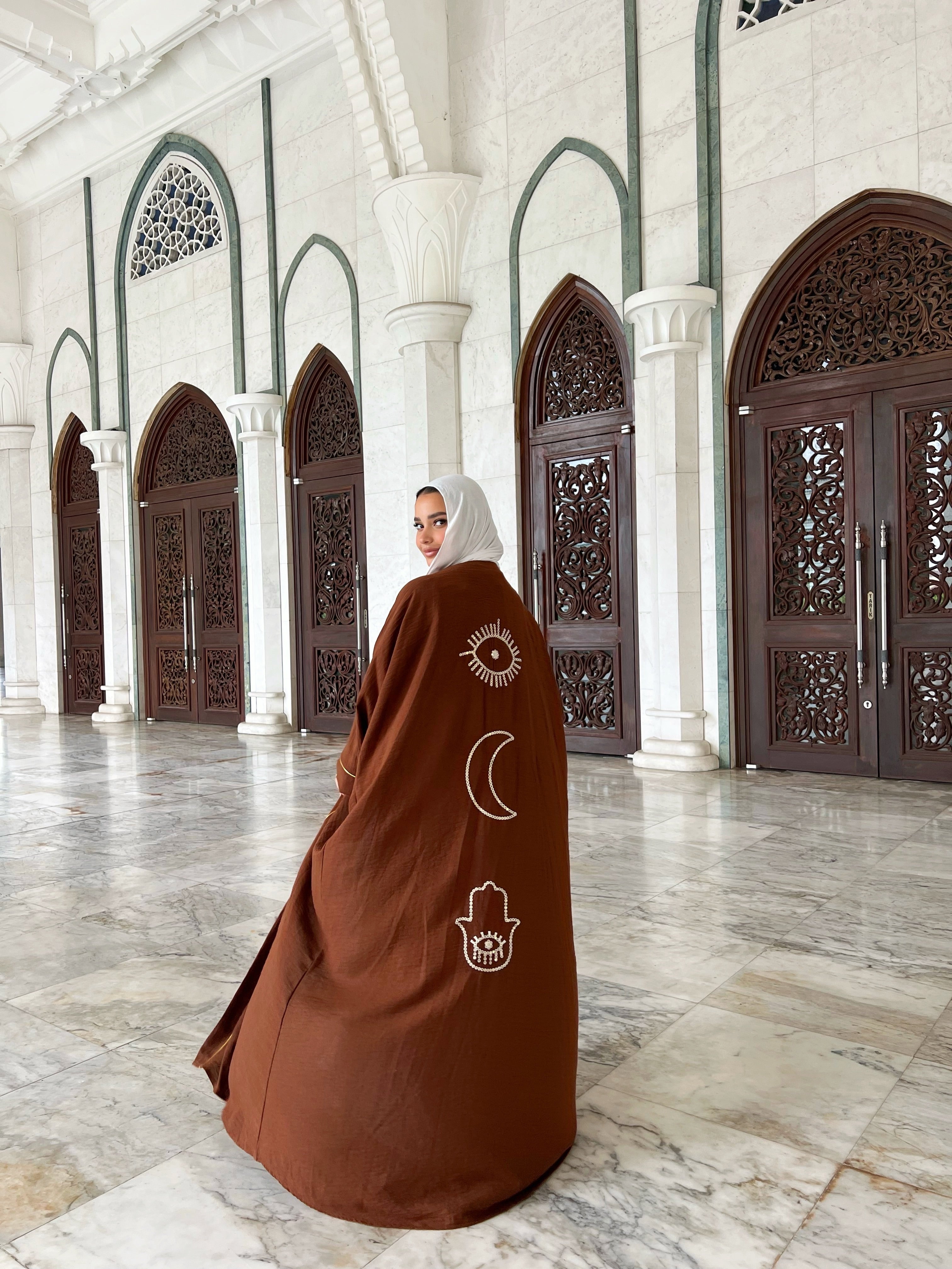 Khamsa Eye kaftan