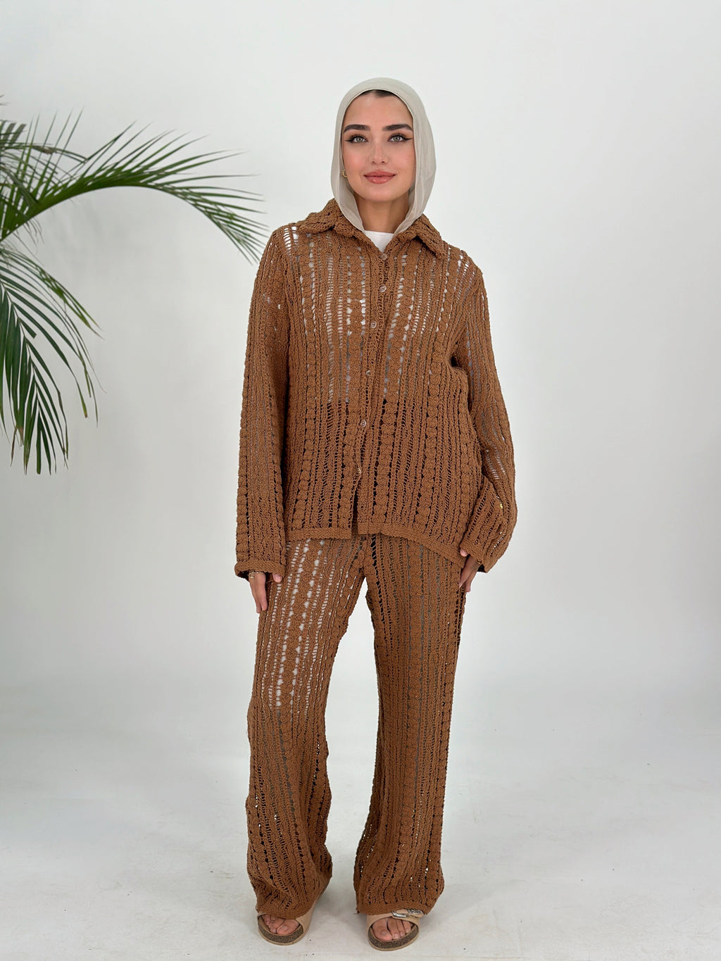 Boho Mesh Shirt Burnet Suger