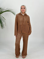 Boho Mesh Shirt Burnet Suger