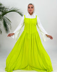 Positano Dress Electric Lemon