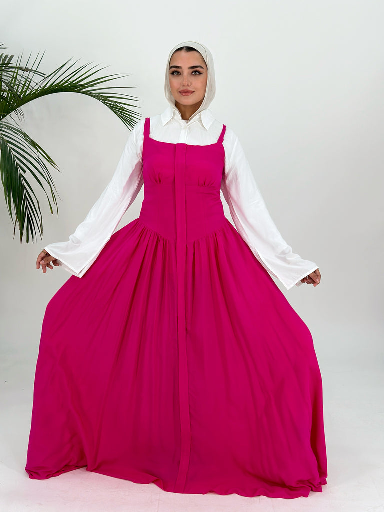 Positano Dress Fuchsia