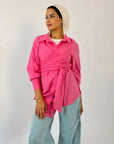 Wrap It Away Shirt Pink