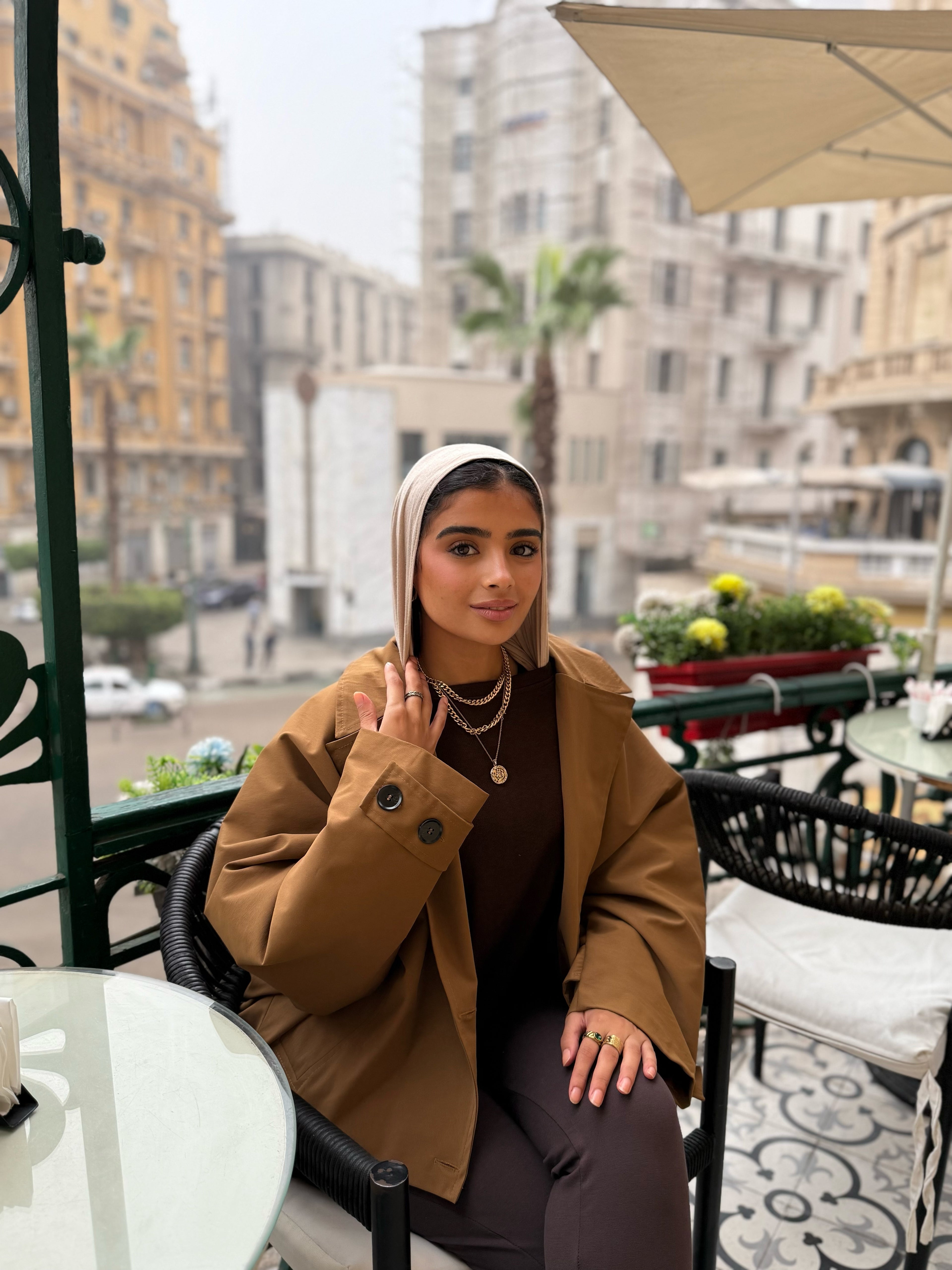 Dance In The Rain Mini Hooded Coat