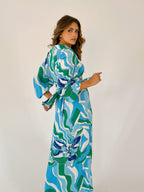 Abstractive Colors Dress