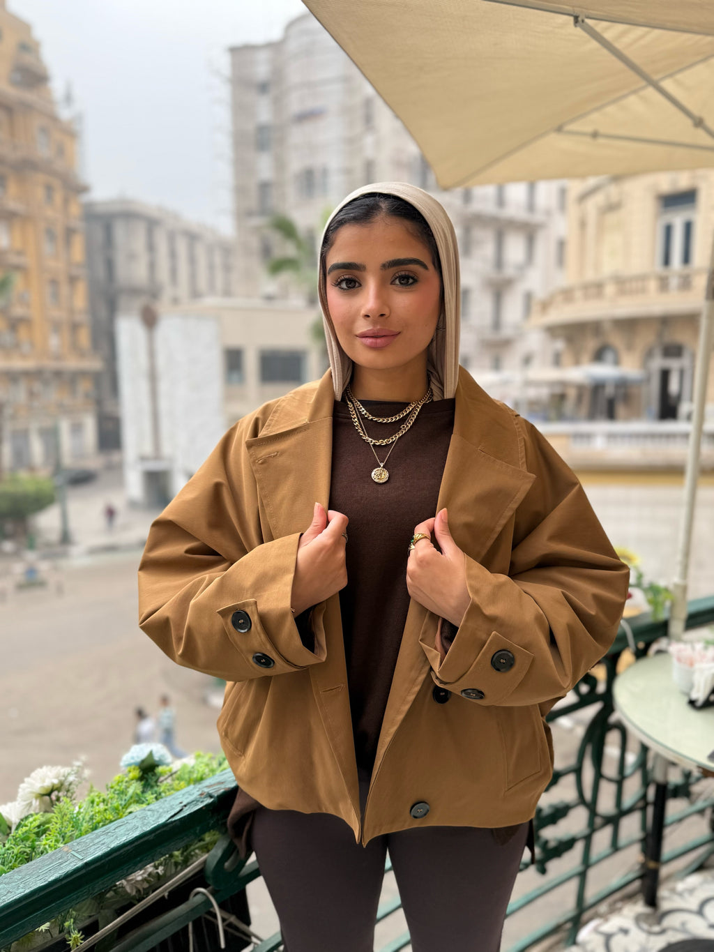 Dance In The Rain Mini Hooded Coat