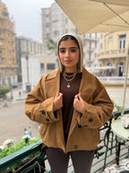 Dance In The Rain Mini Hooded Coat