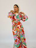 Abstractive Colors Dress
