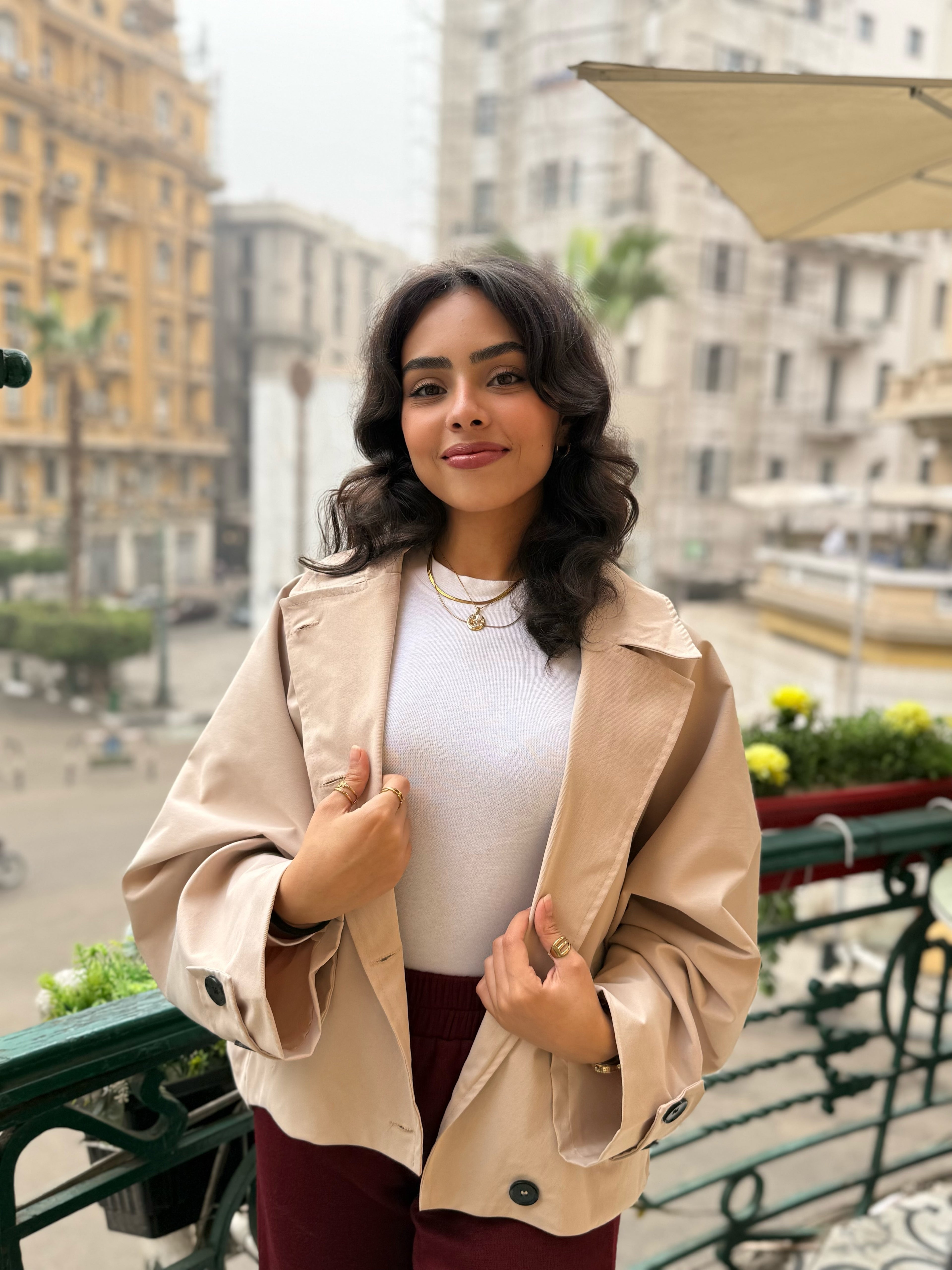 Dance In The Rain Mini Hooded Coat