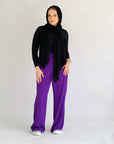 Everyday Basic Pants Purple