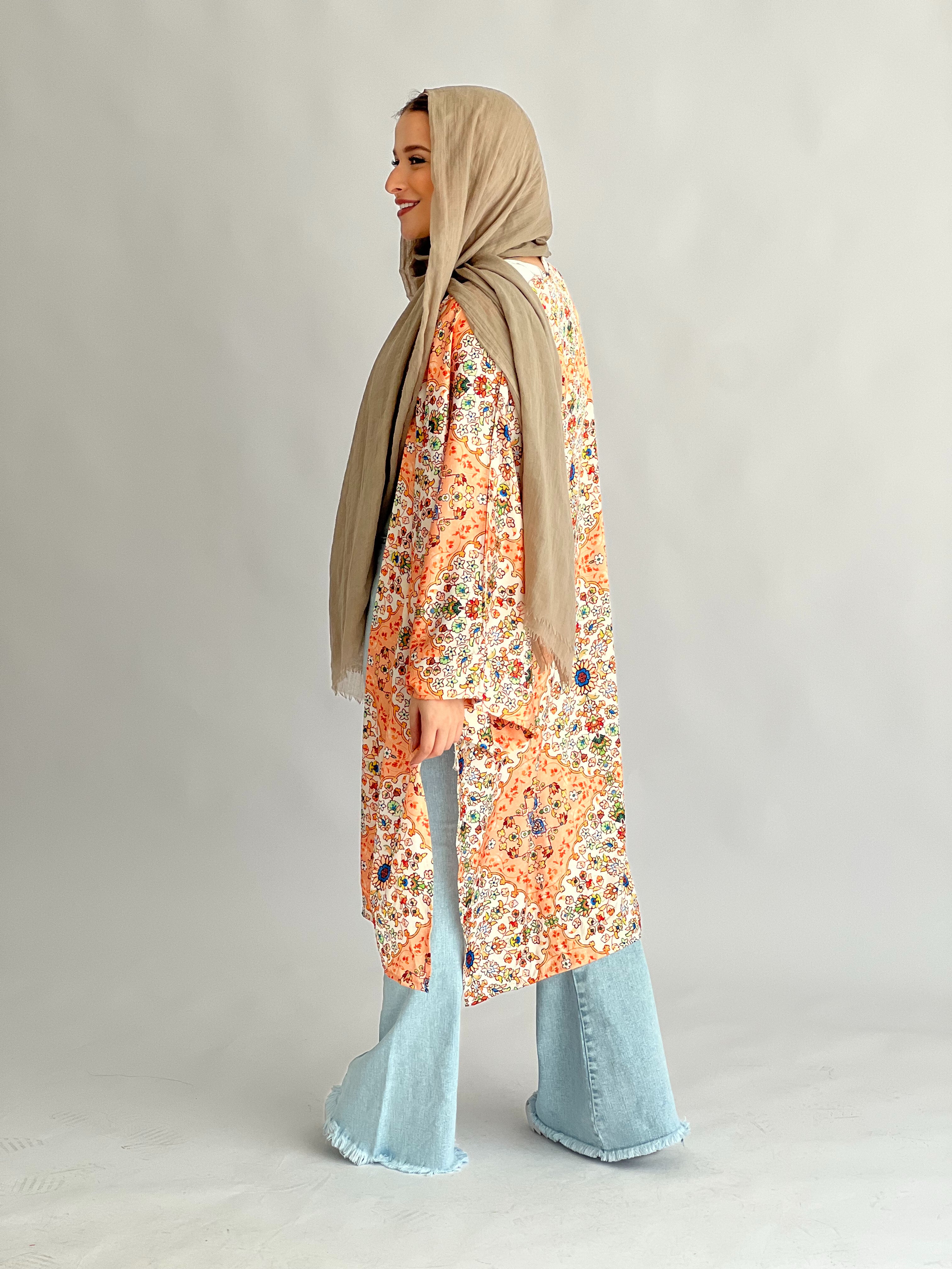 New Isla Kimono Orange