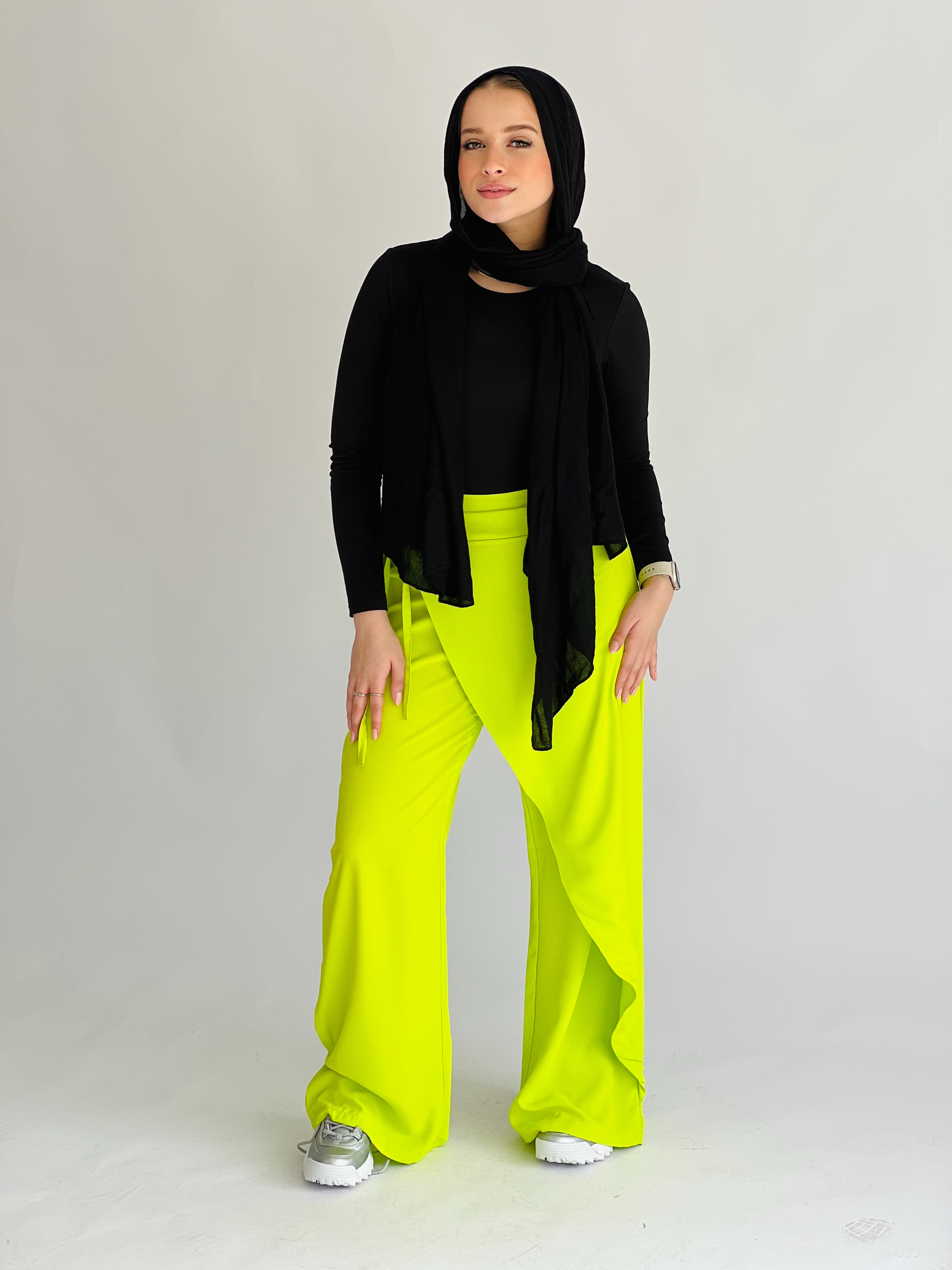 Easy To Go Pants Electric Lemon
