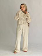 Enchanted Mesh Top Oatmeal