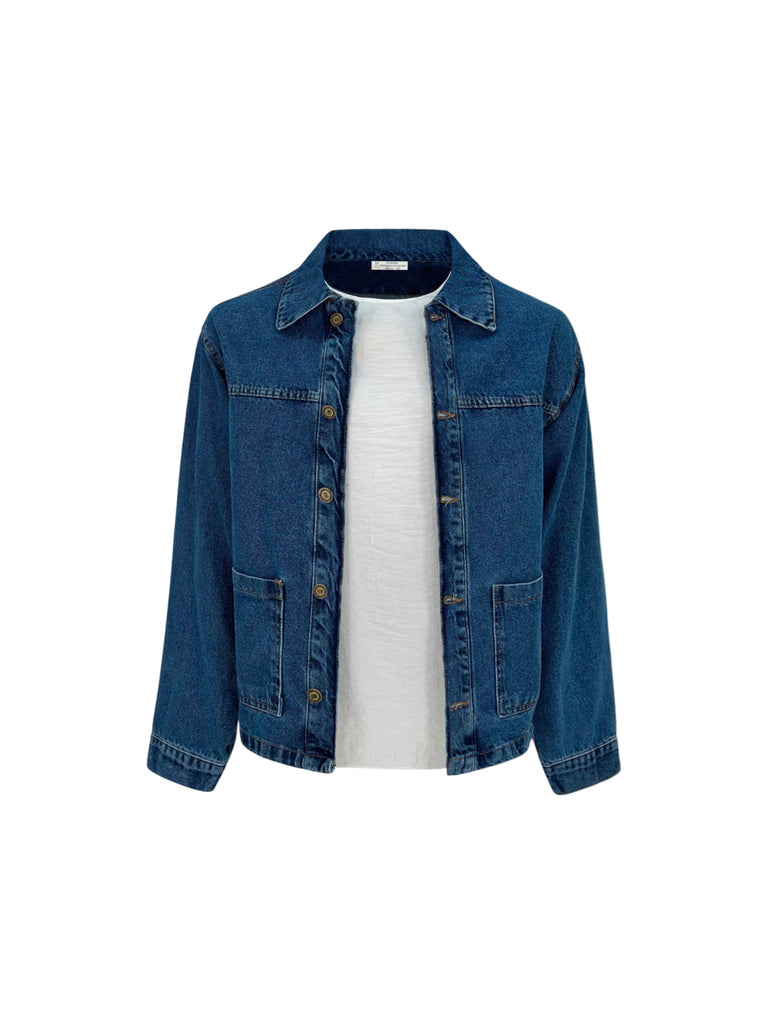 Double Pocket Denim jacket True Blue