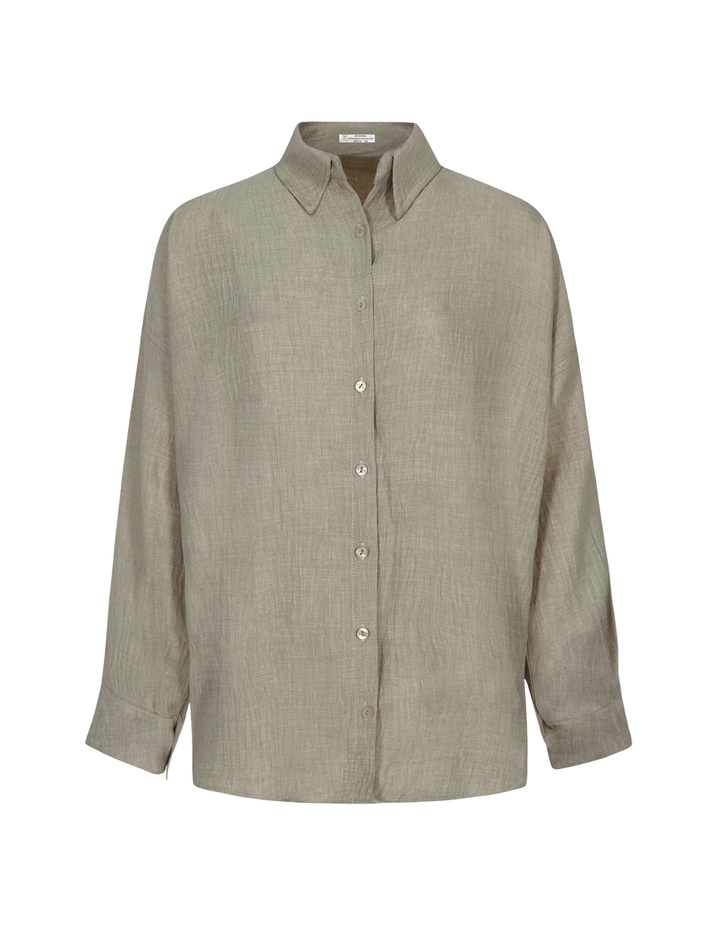 Soft Stripe Linen Set Shirt
