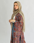 Boho Arabesques Kimono Caramel