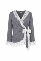 The Lacy Wrap Top