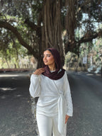 Wrappy Knit Set Top