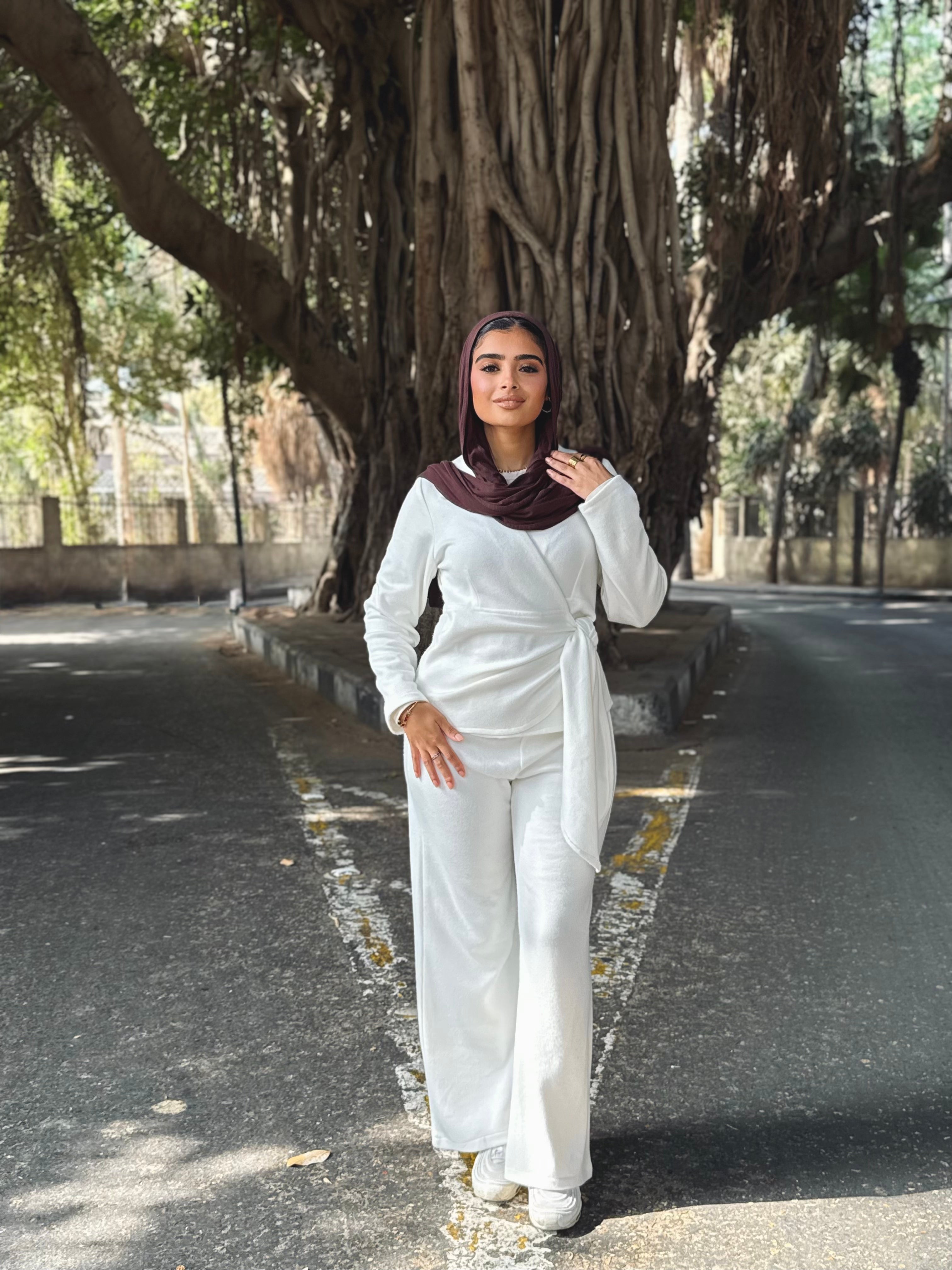 Wrappy Knit Set Pants