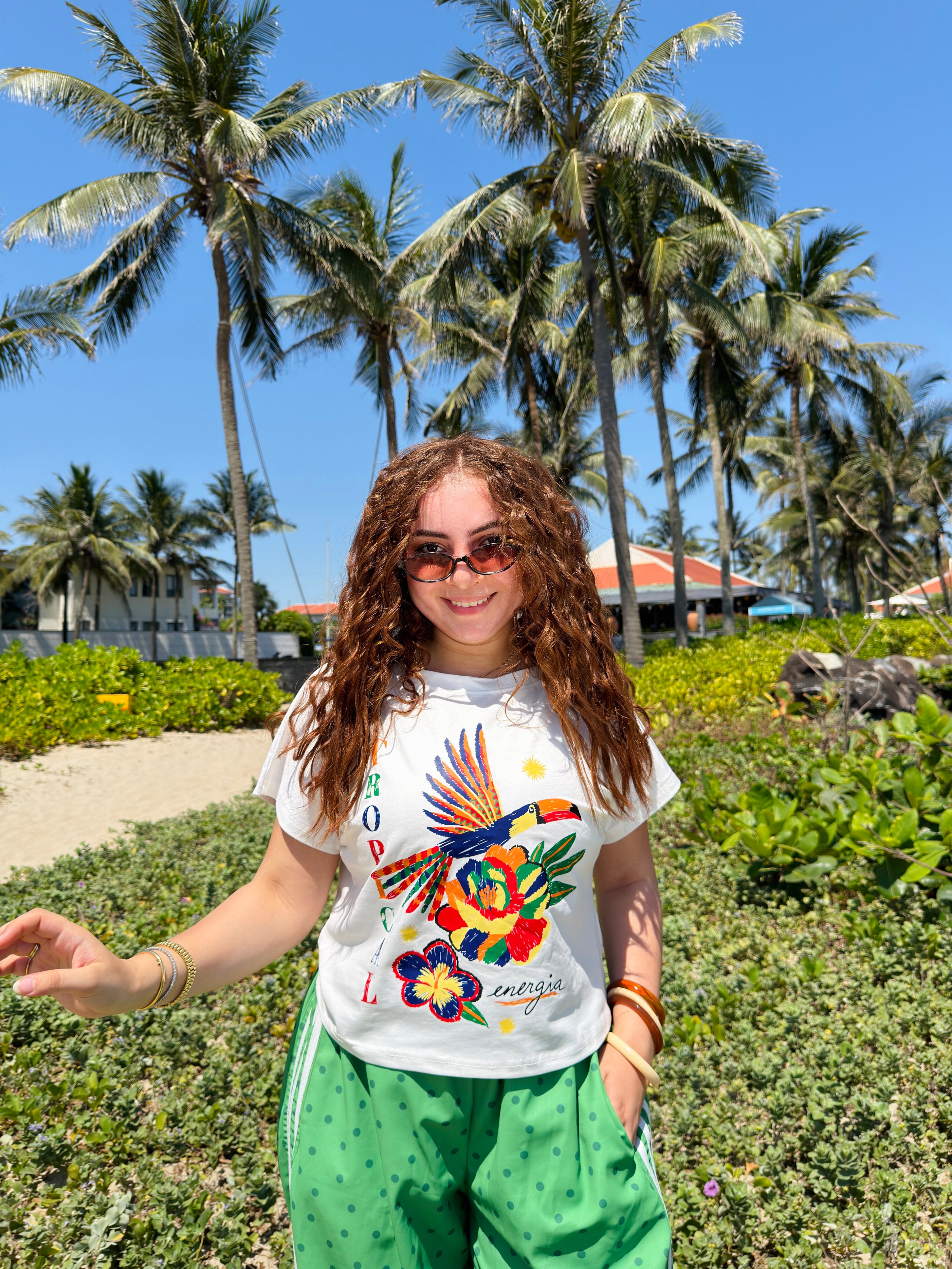 Tropical Half T-Shirt