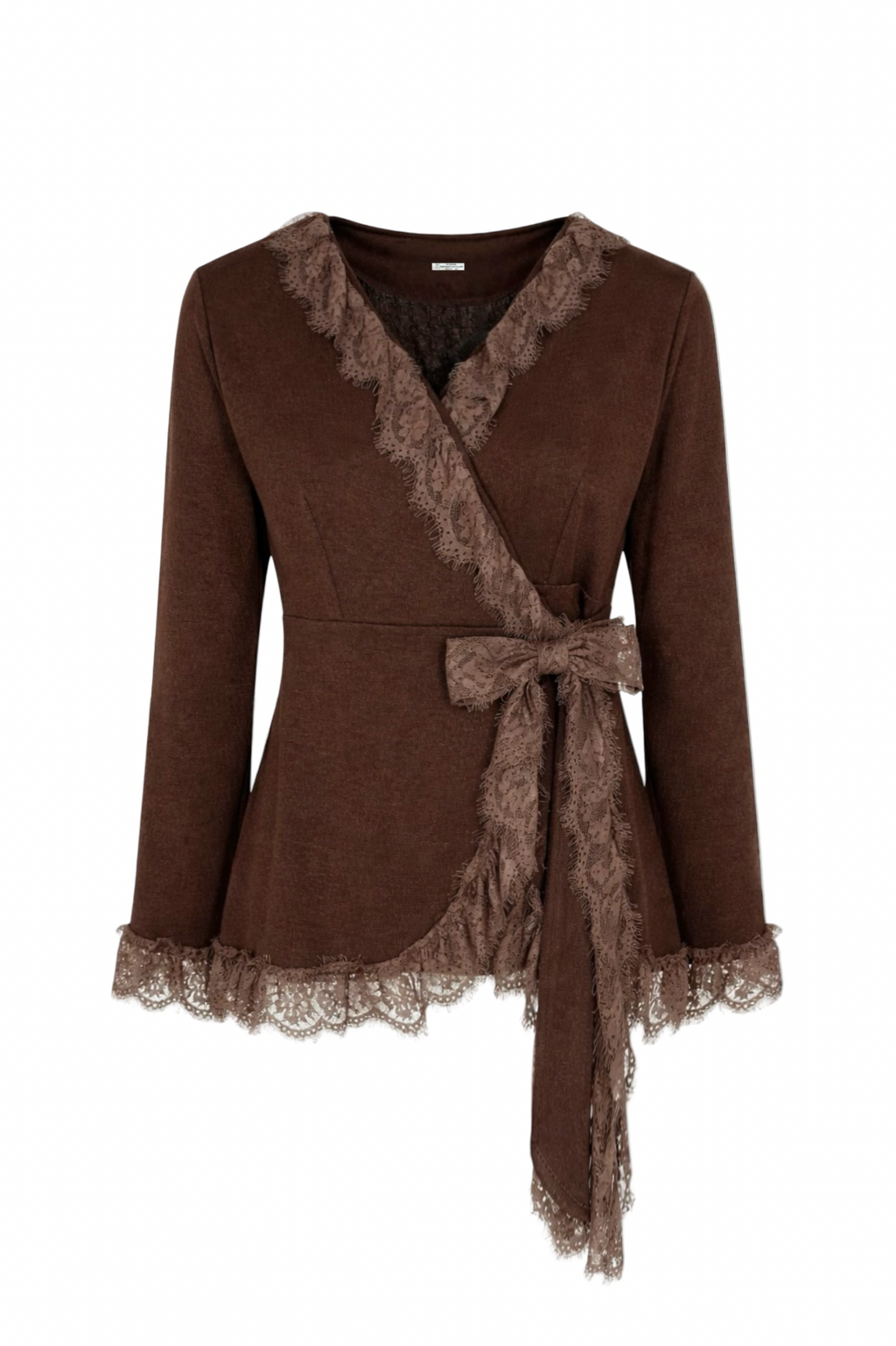 The Lacy Wrap Top