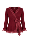 The Lacy Wrap Top