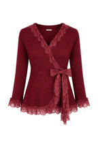 The Lacy Wrap Top