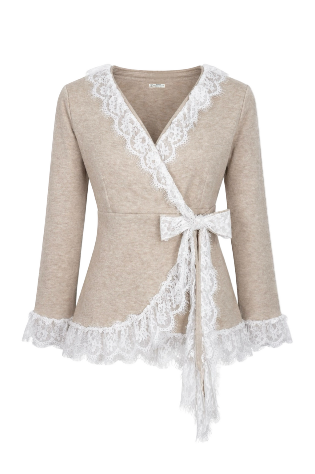 The Lacy Wrap Top