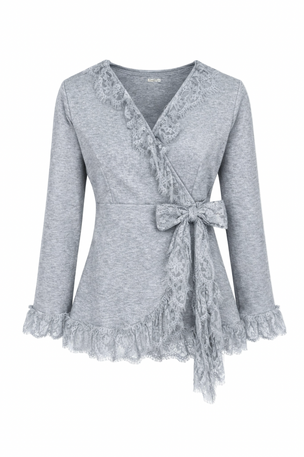 The Lacy Wrap Top