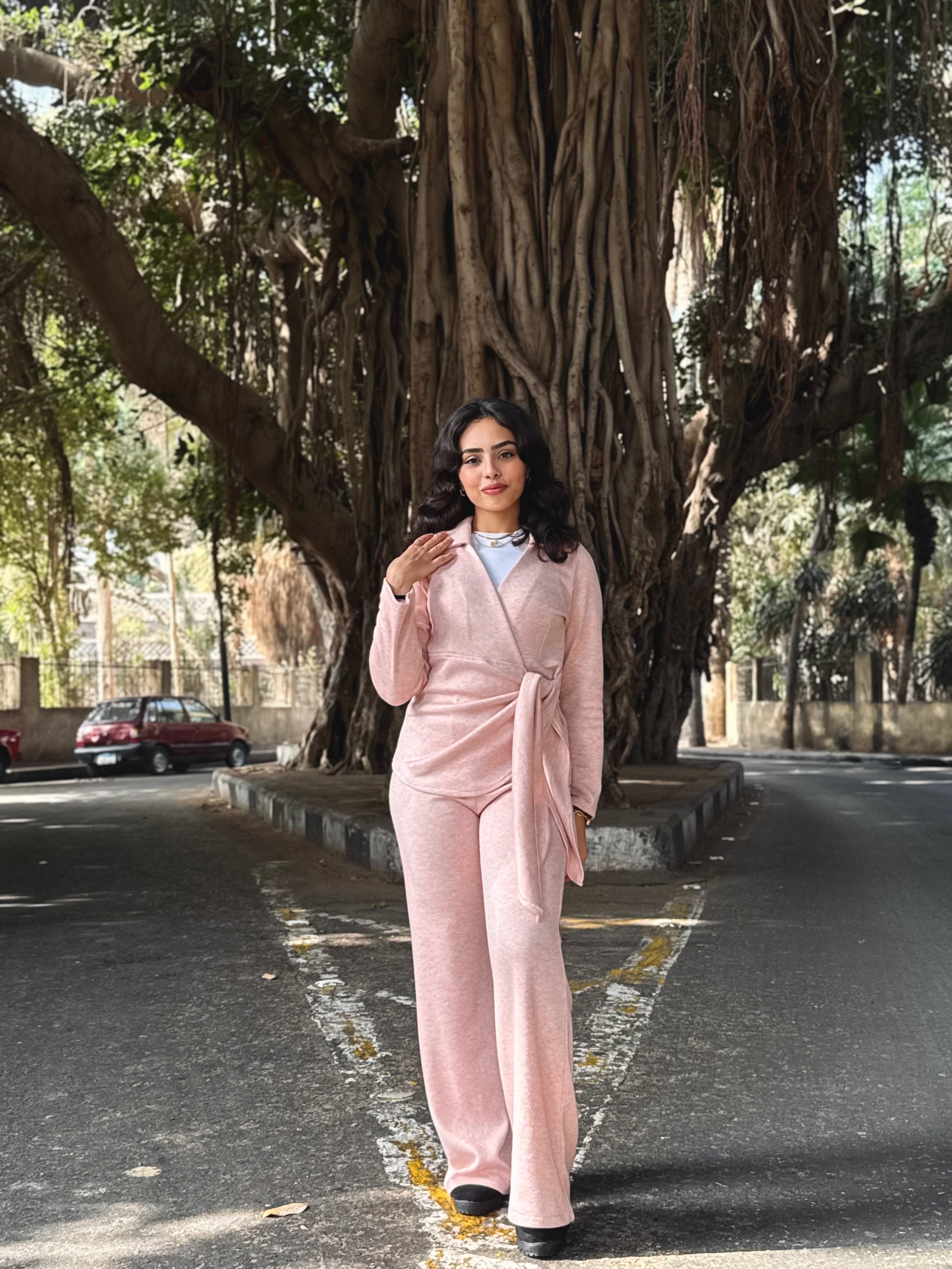 Wrappy Knit Set Pants