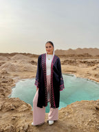 Celestial velvet kimono