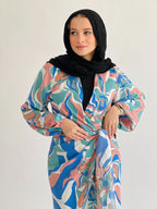 Abstractive Colors Dress