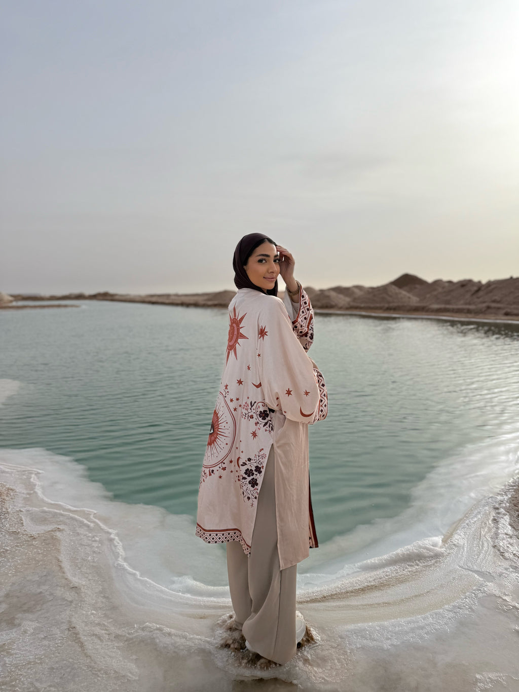 Celestial velvet kimono