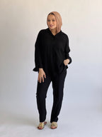 Glamy Everyday Lin Set Pants