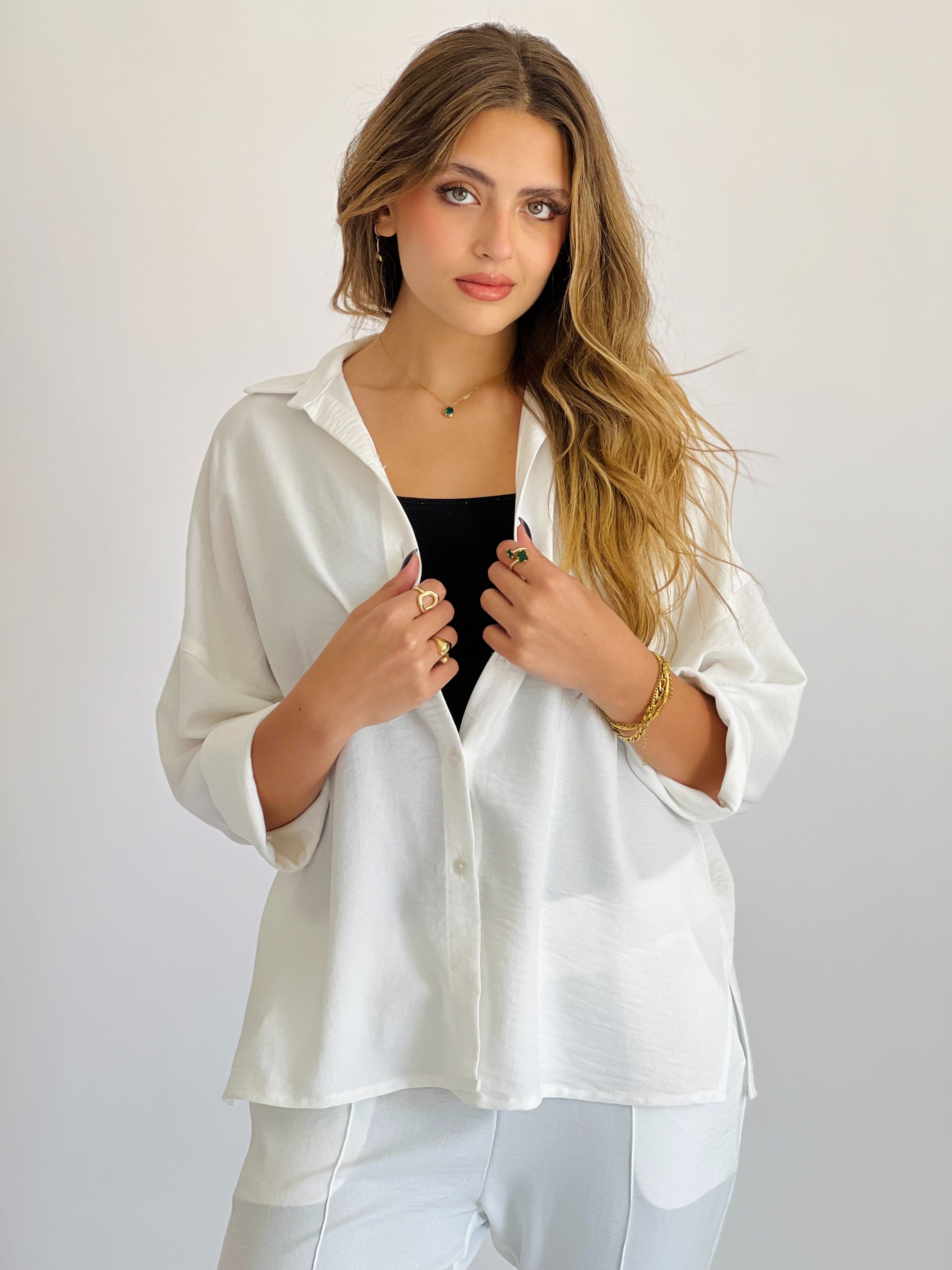 Glamy Everyday Lin Set Shirt