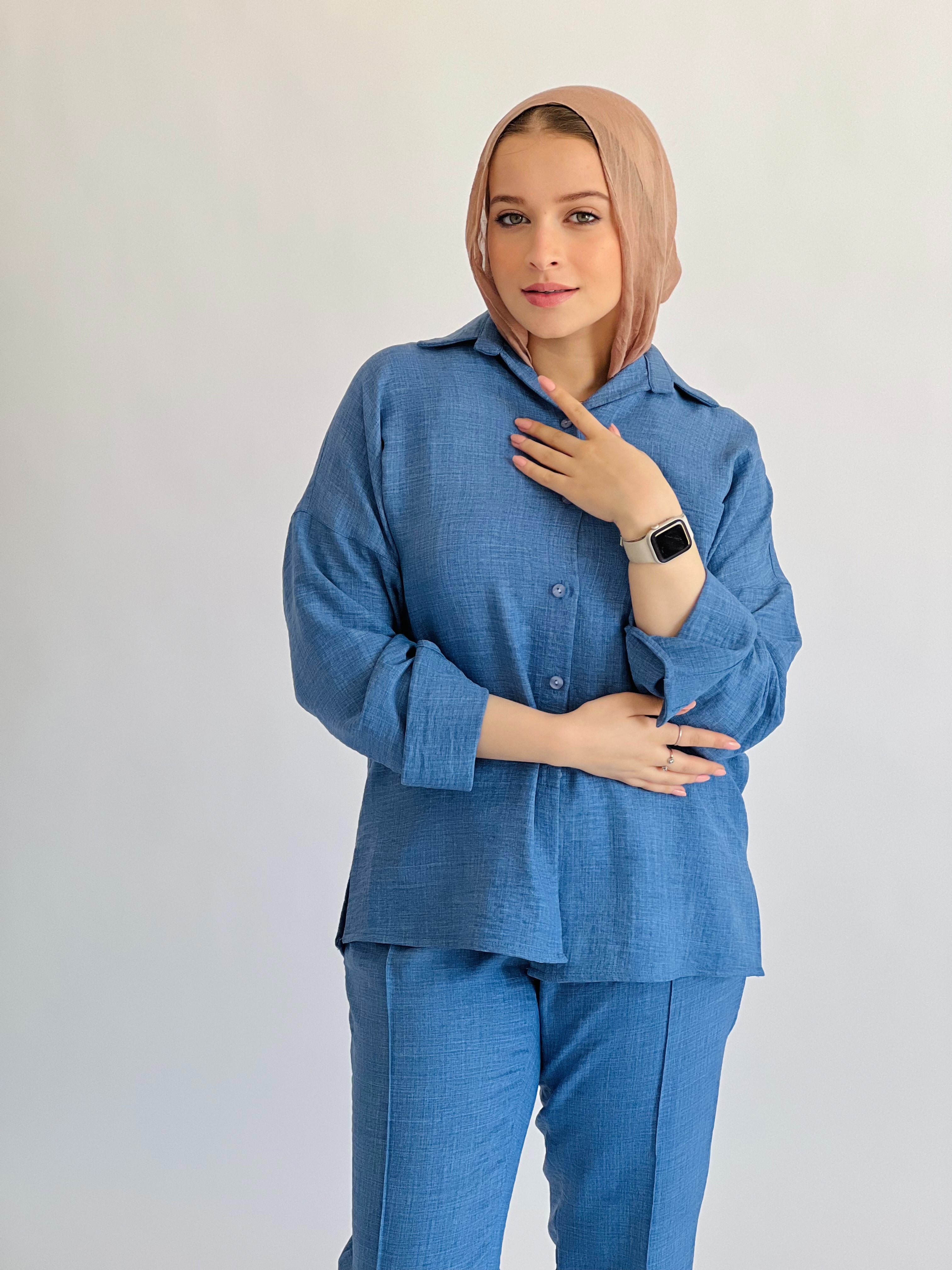 Glamy Everyday Lin Set Shirt