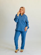 Glamy Everyday Lin Set Pants