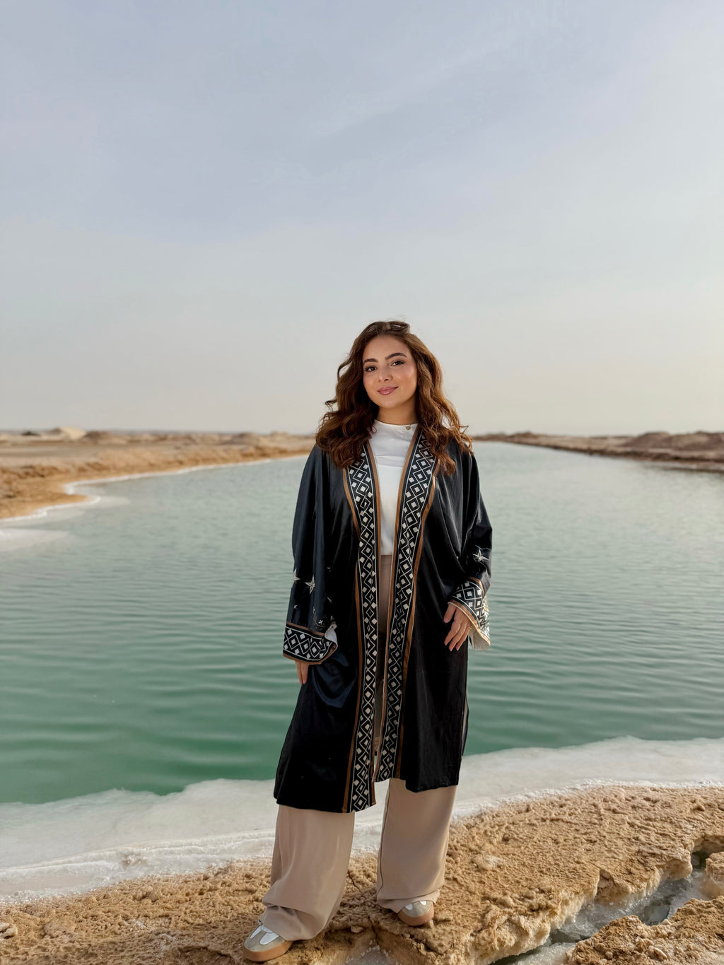 Celestial velvet kimono