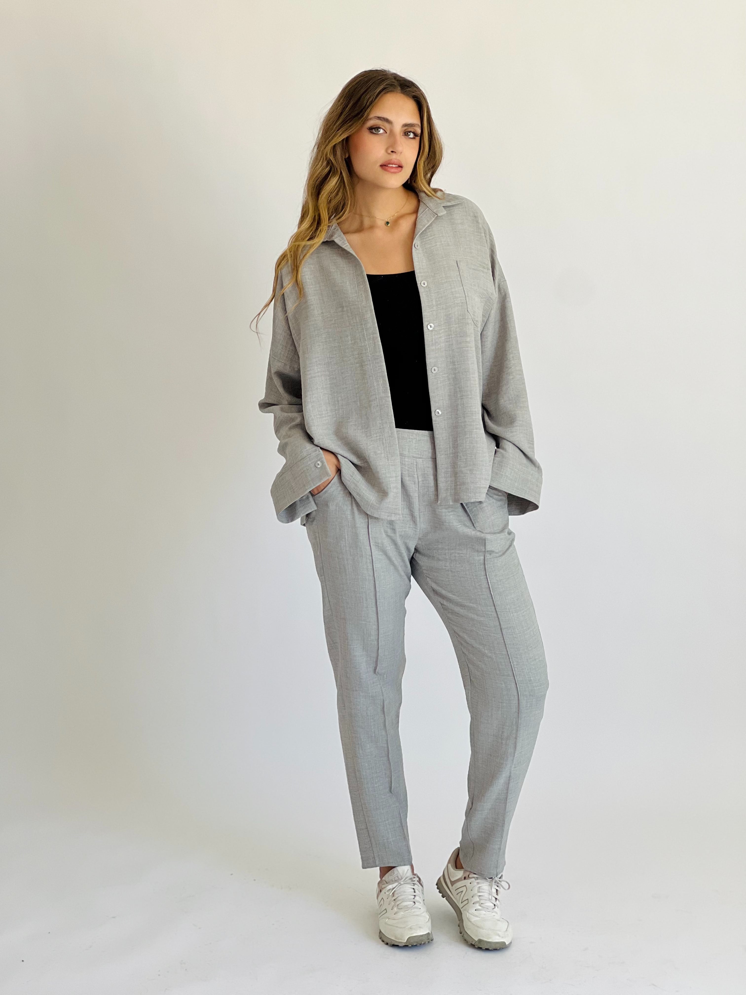 Glamy Everyday Lin Set Pants